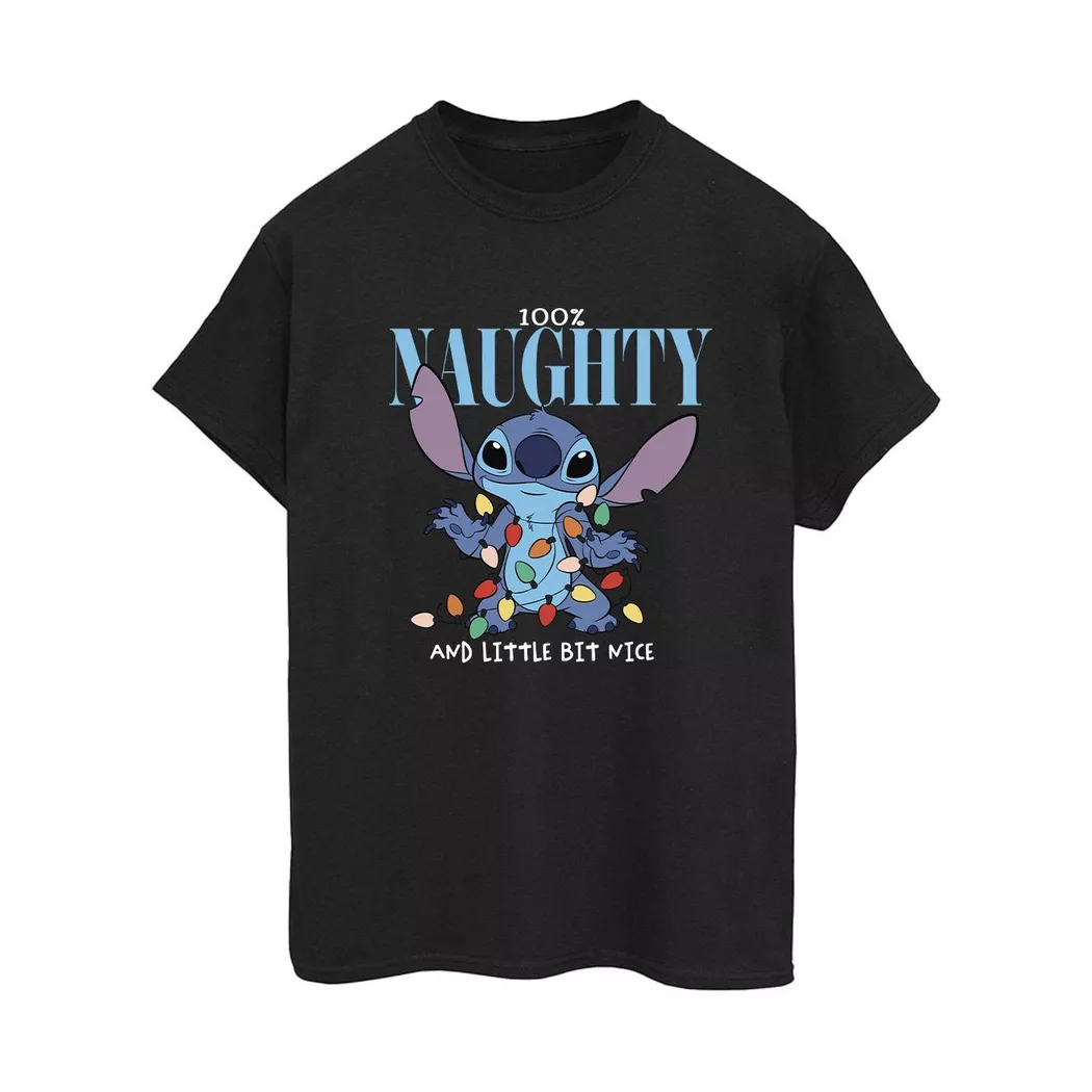 Disney - Naughty & Nice TShirt, für Damen, Schwarz, Größe XL