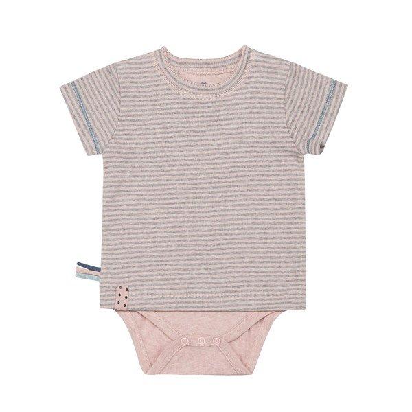 Image of Kurzarm-bodyshirt Unisex Rosa 0-3M