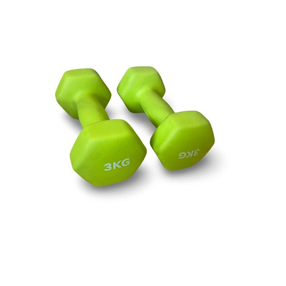 Gym Universe  2x 3kg Kurzhanteln Set Neopren 