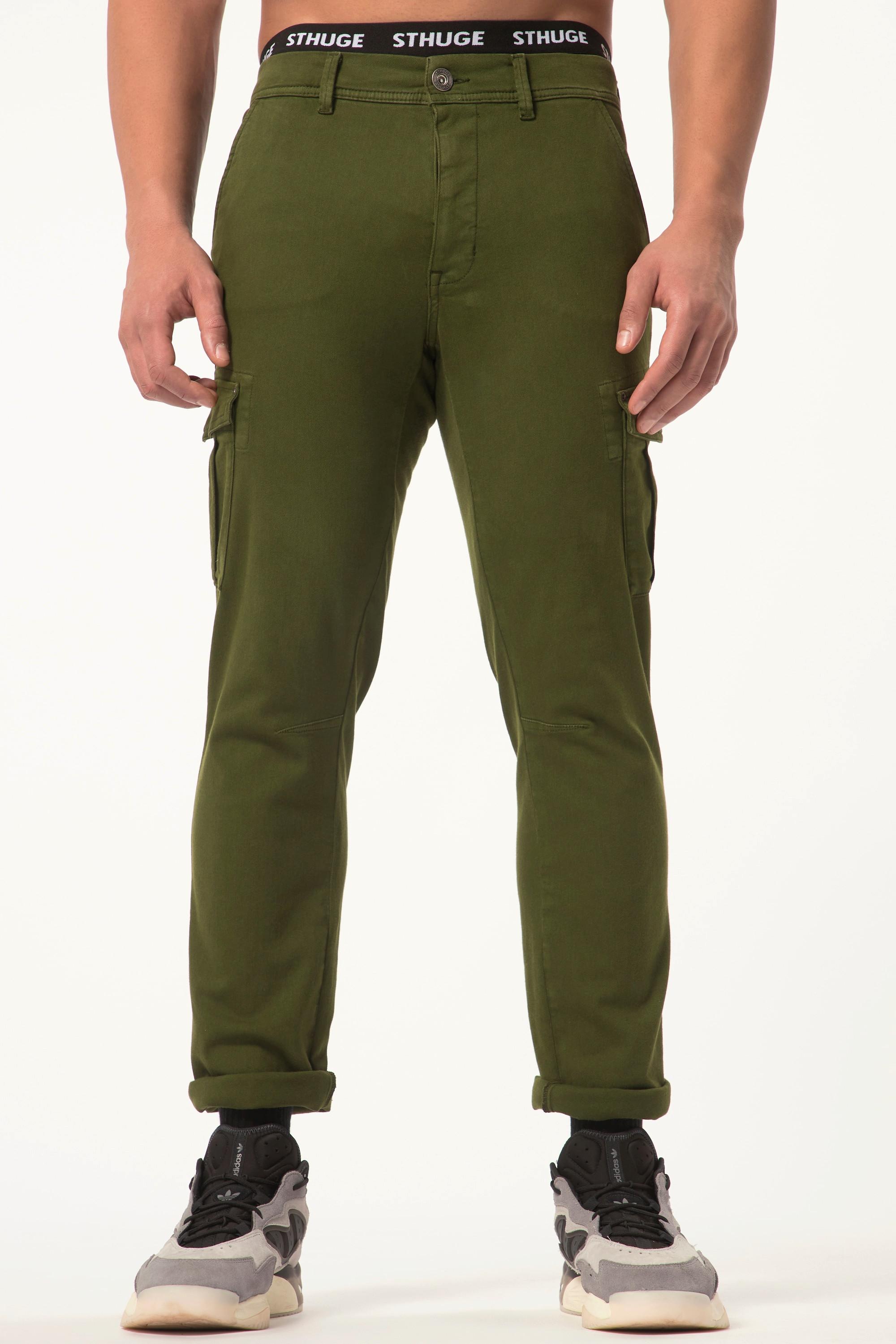 Sthuge  Pantaloni cargo con FLEXLASTIC® e taglio dritto, fino alla tg. 70 