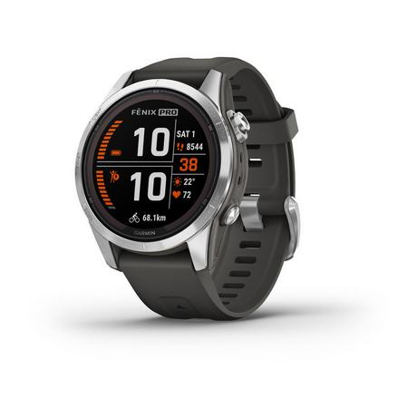 GARMIN  Fēnix 7S Pro 3,05 cm (1.2") MIP 42 mm Numérique 240 x 240 pixels Écran tactile Argent Wifi GPS (satellite) 