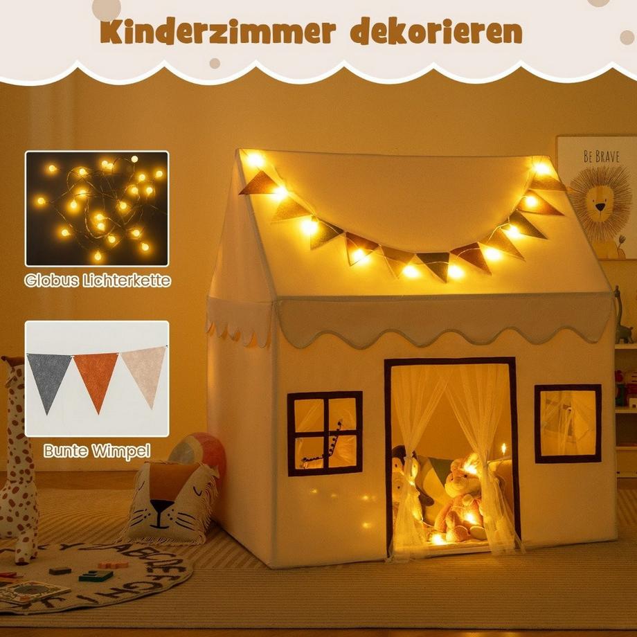 Tenda da gioco per bambini con luci