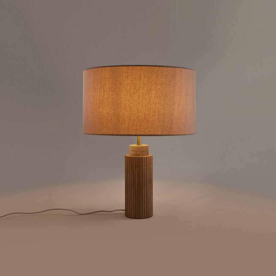 La Redoute Intérieurs Lampe à poser en chêne  