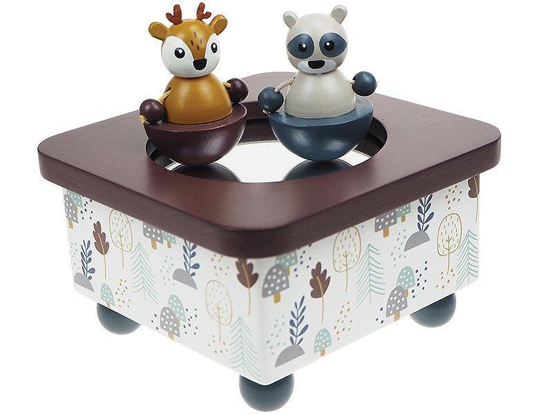 Image of Musikdose Waschbär & Reh