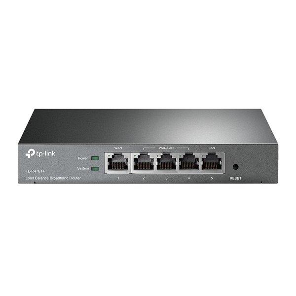 TP-Link  TL-R470T+ Routeur connecté Fast Ethernet Noir 