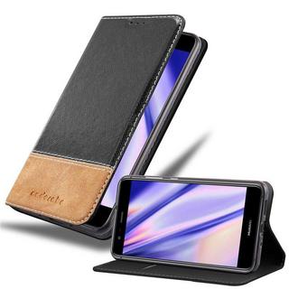 Cadorabo  Housse compatible avec Huawei P10 LITE - Coque de protection avec fermeture magnétique, fonction de support et compartiment pour carte 