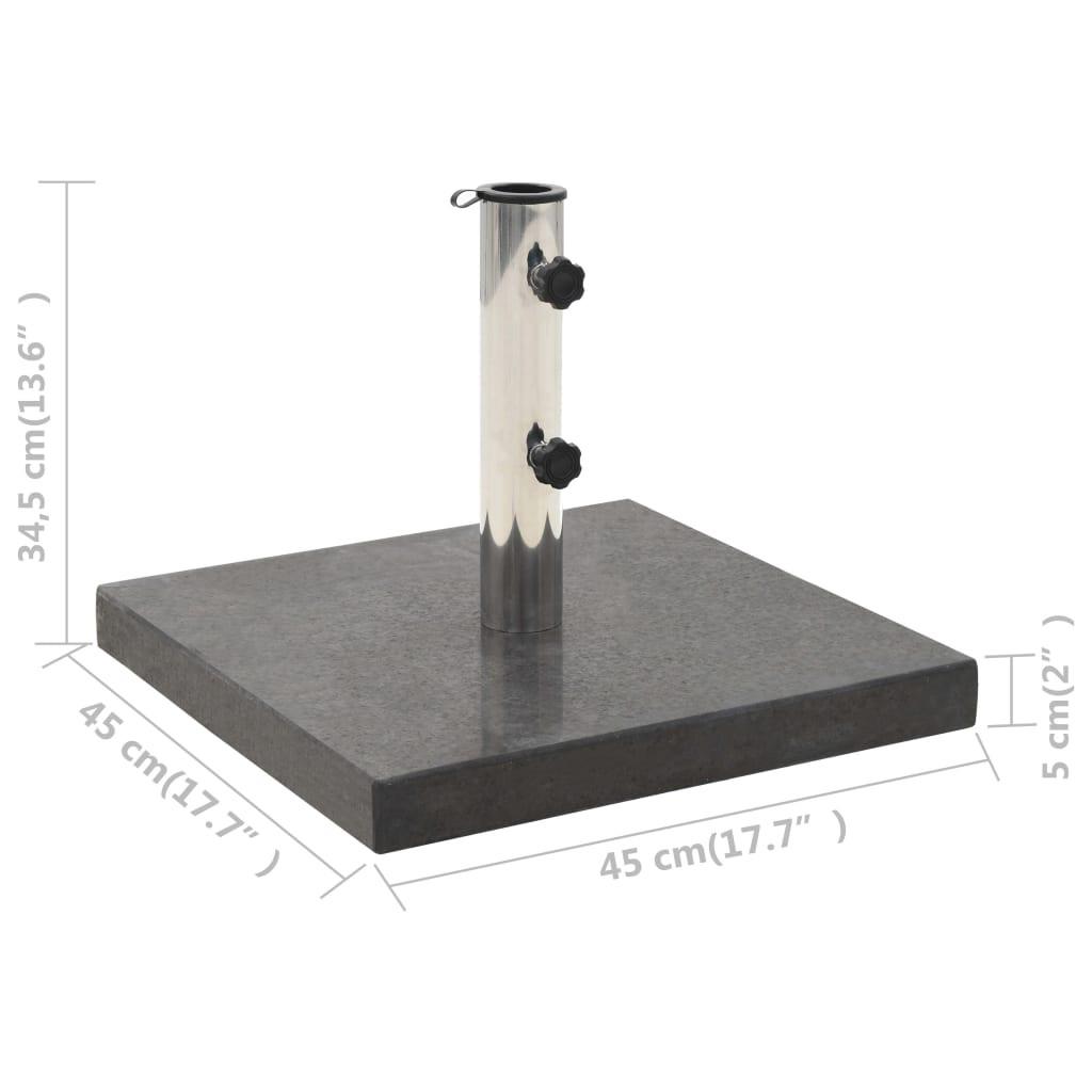 VidaXL Base pour parasol granite  