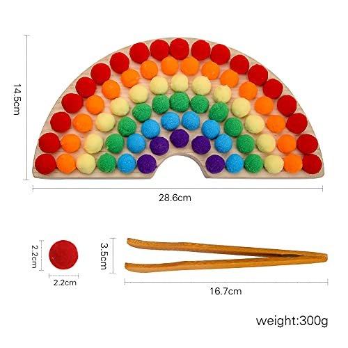 Activity-board  Holz Peg Board Perlen Spiel Perlen Spiel Rainbow Ball Elimination Spiel Spielzeug Farbe 