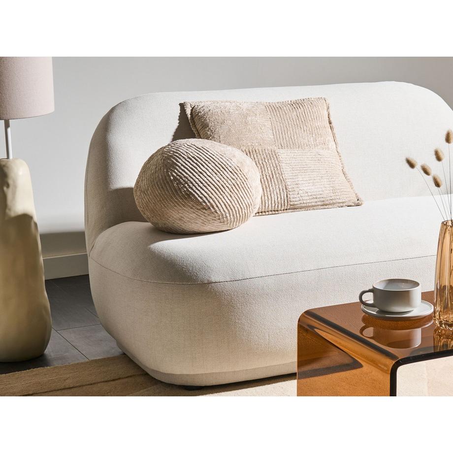 Beliani Dekokissen 2er Set aus Cord Minimalistisch MARANTA  