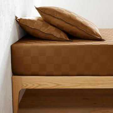 Drap-housse satin de coton lavé