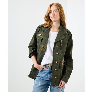 Verzierte Utility-Jacke