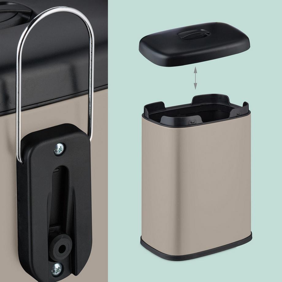 Northix Cestino per rifiuti a parete 5L  