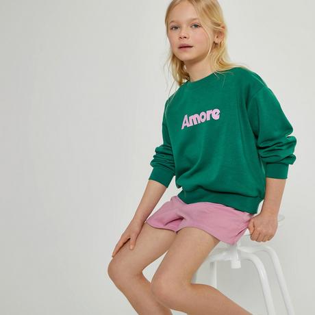 La Redoute Collections  Rundhals-Sweatshirt mit Schriftzug Amore 