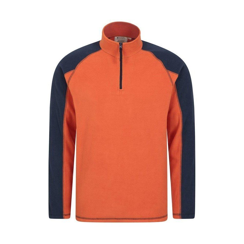 Image of Ashbourne Fleeceoberteil Herren Orange M