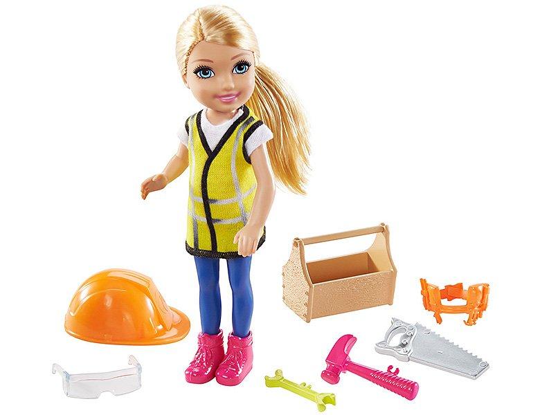 Barbie  Karrieren Chelsea Handwerkerin Puppe 