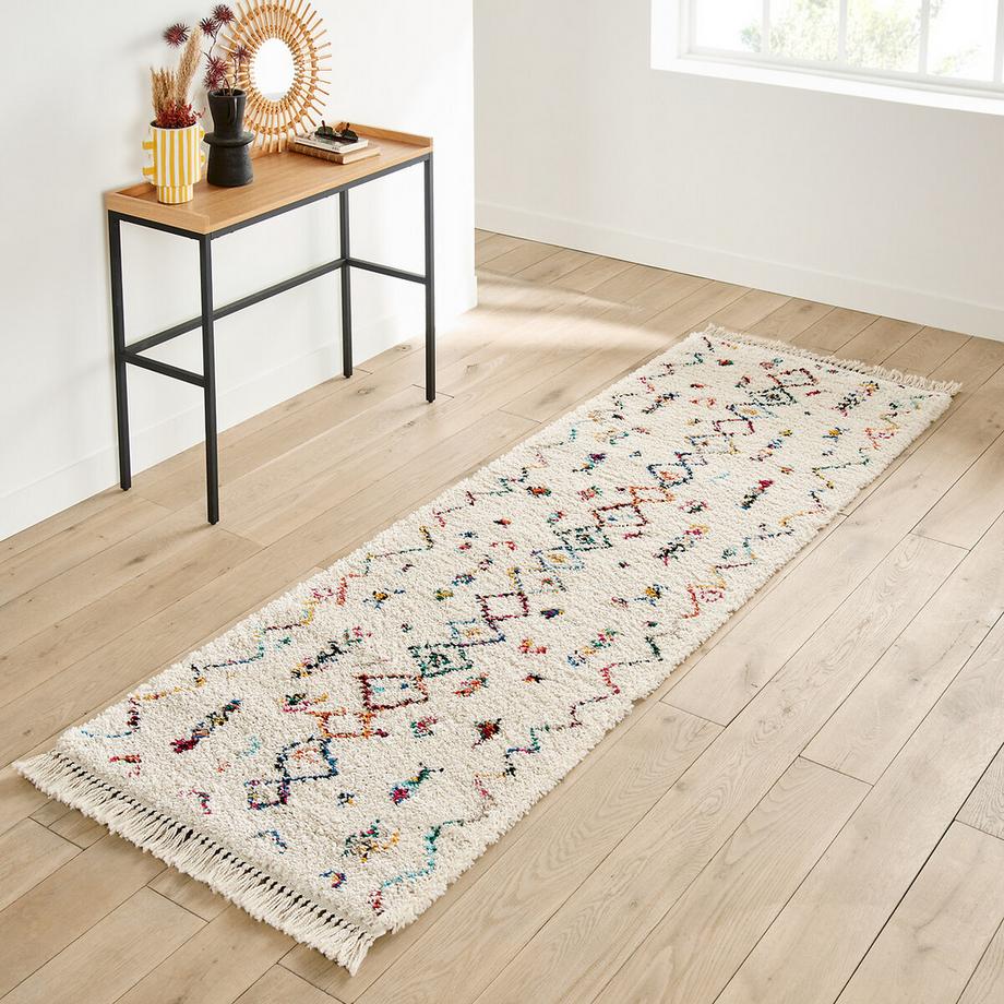 La Redoute Intérieurs Tapis de couloir style berbère coloré  