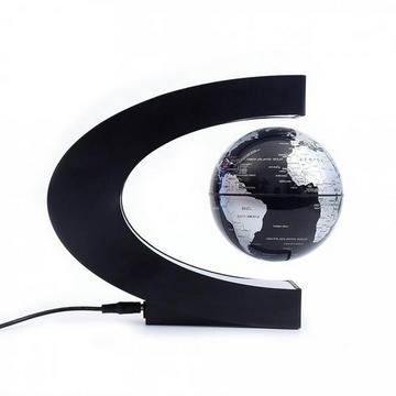 Globe magique avec lampes LED, argent