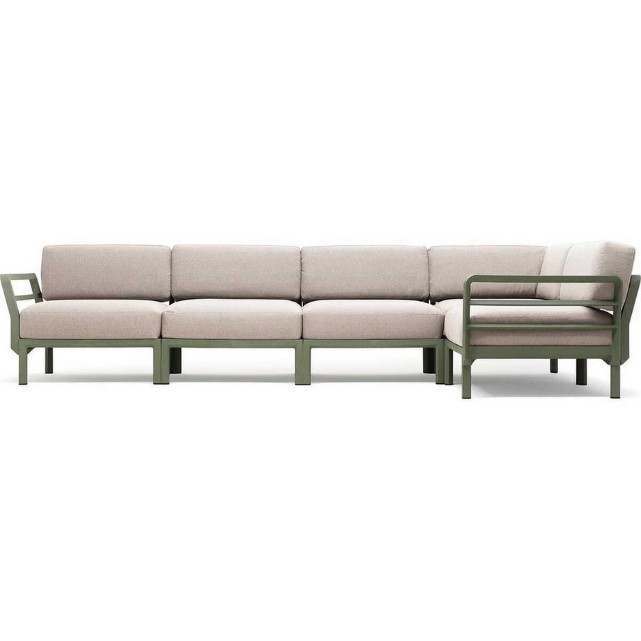 NARDI outdoor Salotto da giardino Maximo verde beige (5-tlg)  