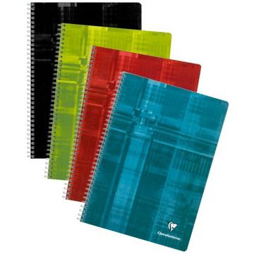 CLAIREFONTAINE Spiralheft A4 8172 5x5 ass. 112 Blatt