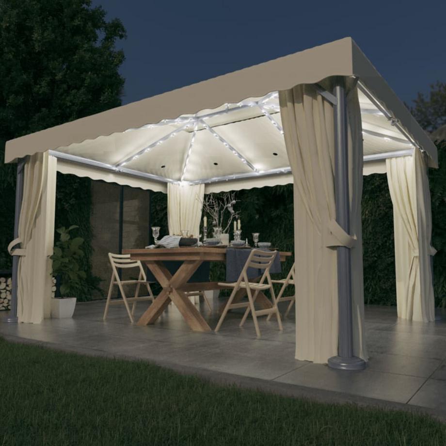 VidaXL gazebo Tessuto  