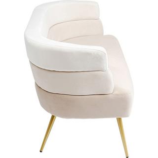 KARE Design Sofa Sandwich 2-Sitzer creme  