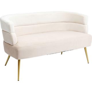 KARE Design Sofa Sandwich 2-Sitzer creme  