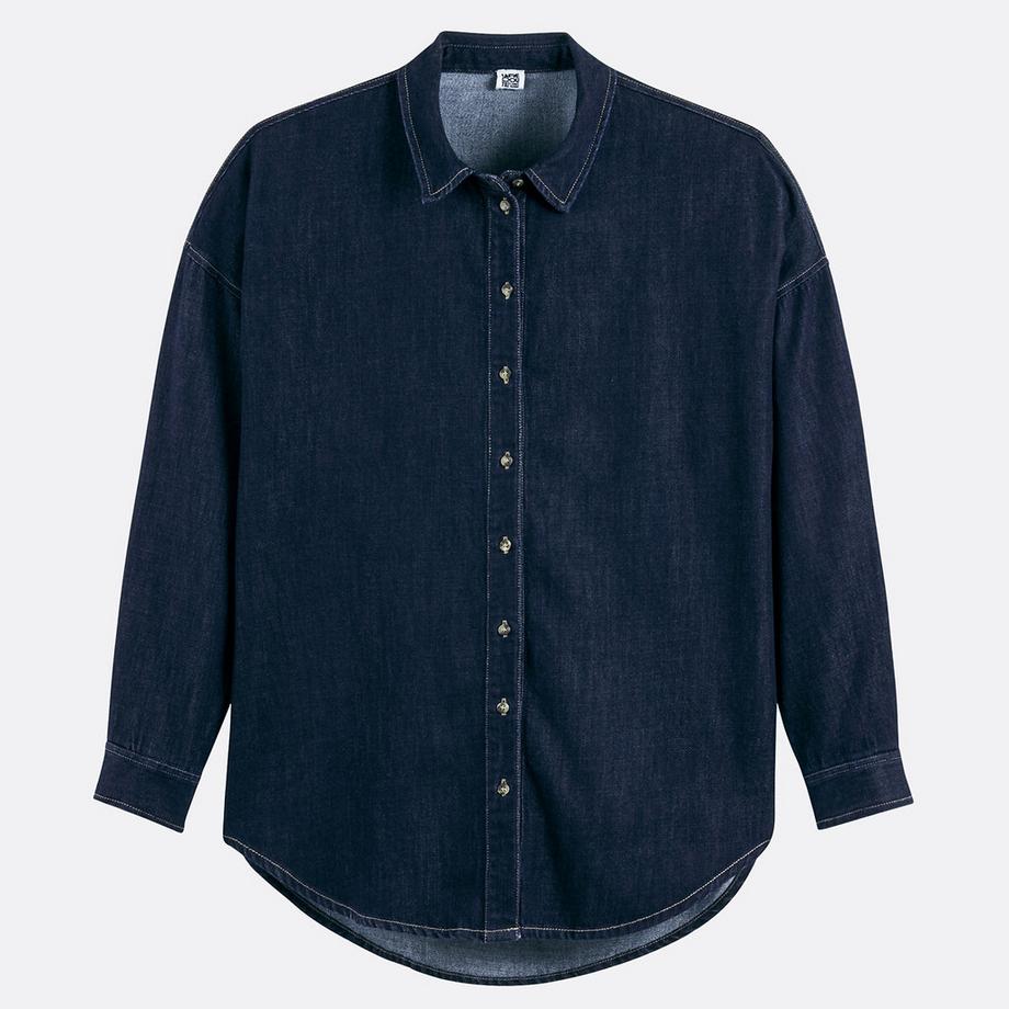 La Redoute Collections Denim Hemd Boyfriend Fit  