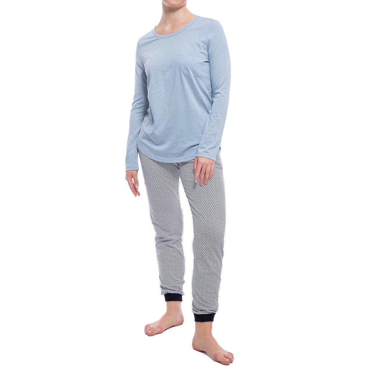Image of Organic Cotton - Schlafanzug Unisex Blau M