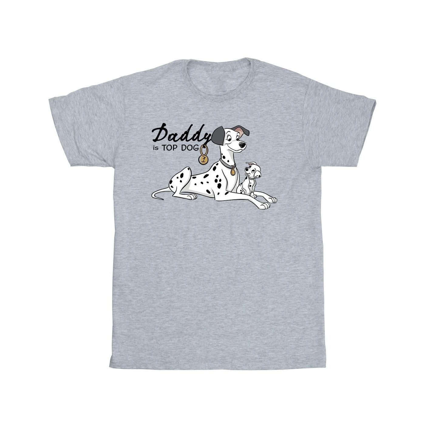 Image of 101 Dalmatians Top Dog Tshirt Herren Grau S