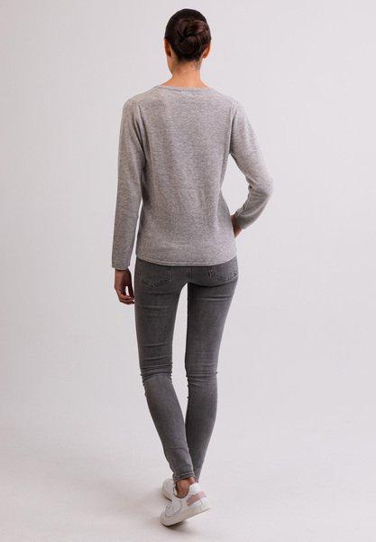 CASH-MERE.CH  Bio Kaschmir V-Ausschnitt Pullover 