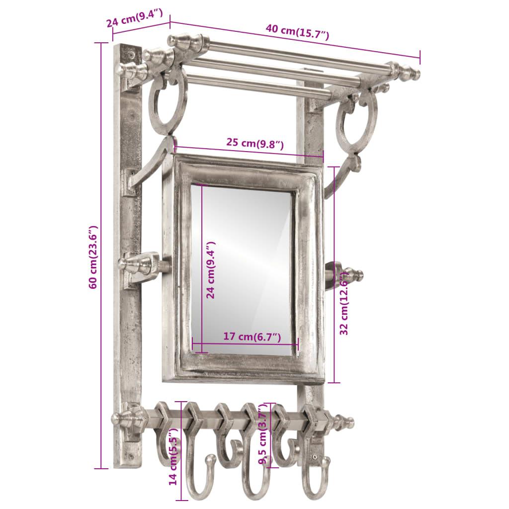 VidaXL Porte-bagages aluminium  