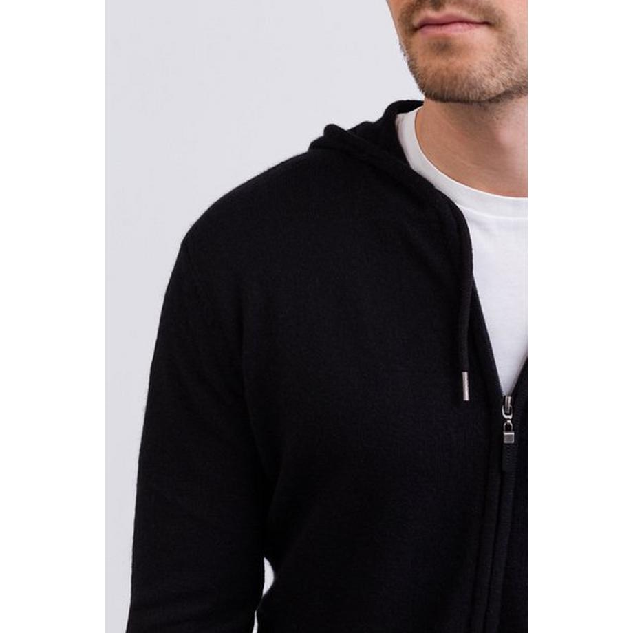 CASH-MERE.CH Sweat à capuche en cachemire  