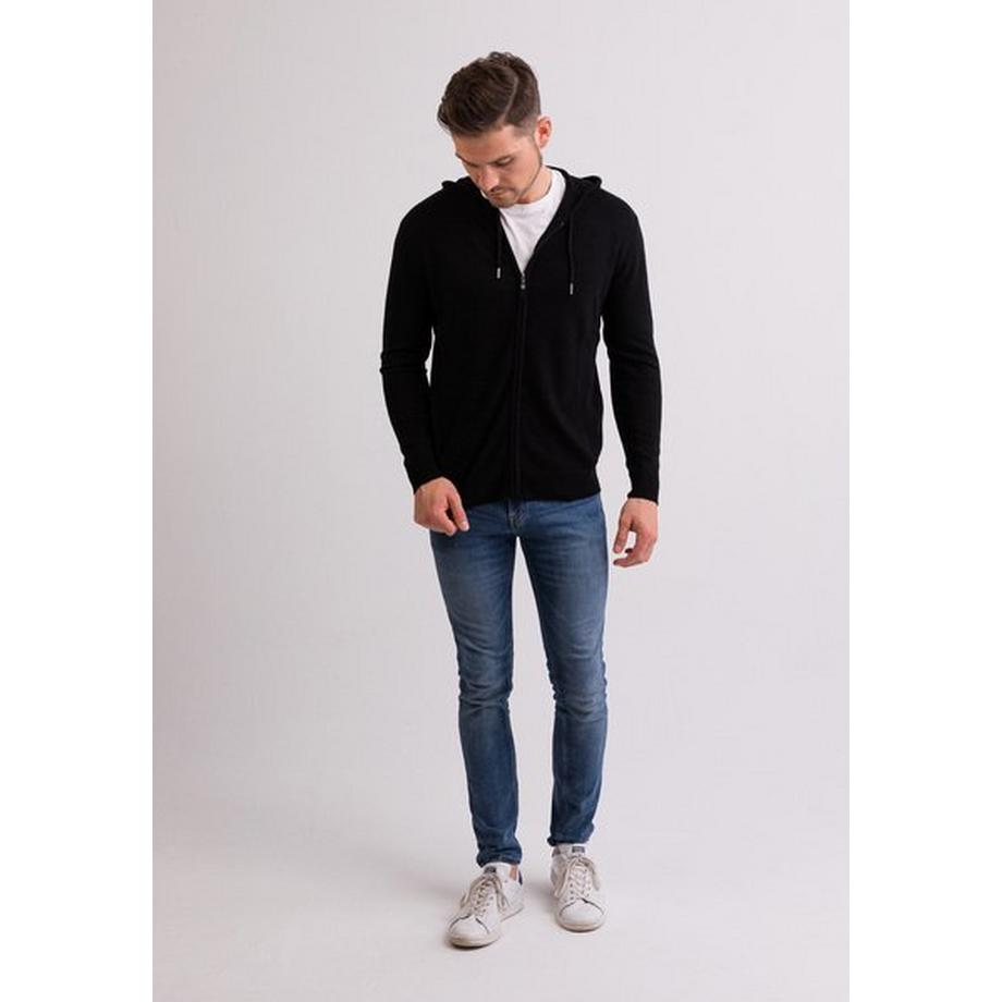 CASH-MERE.CH Sweat à capuche en cachemire  