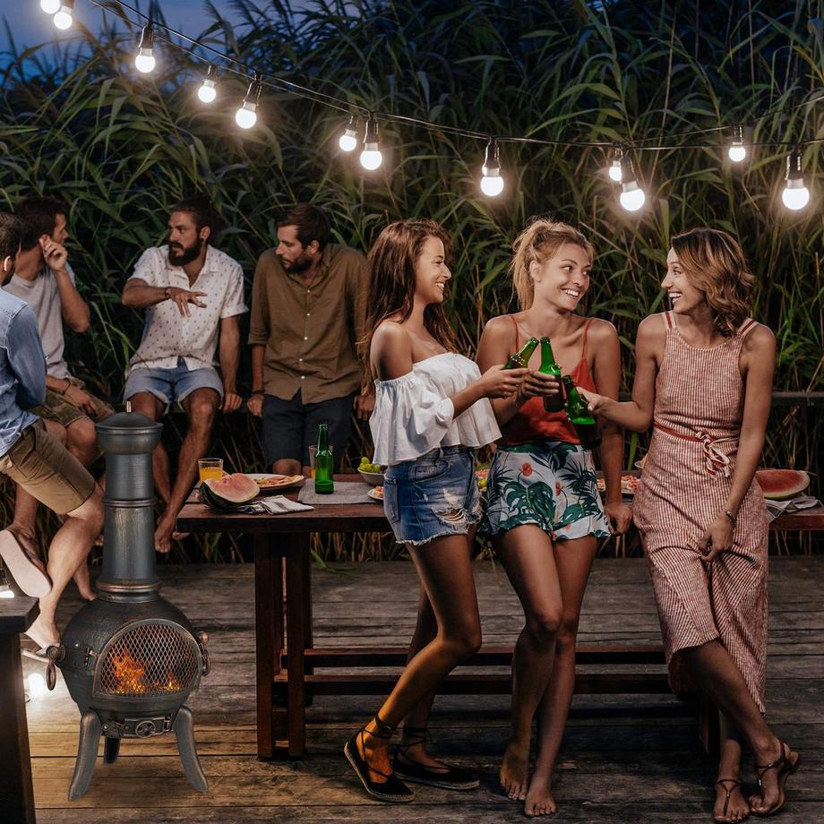 B2X  Großer Außenkamin 