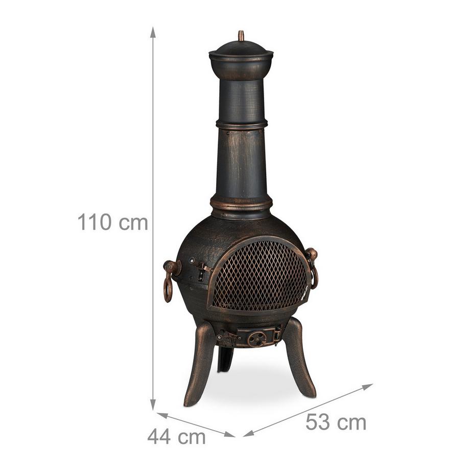 B2X  Großer Außenkamin 