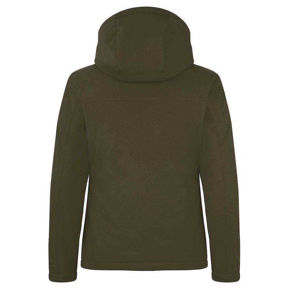Clique Veste Softshell Rembourrée à Capuche  