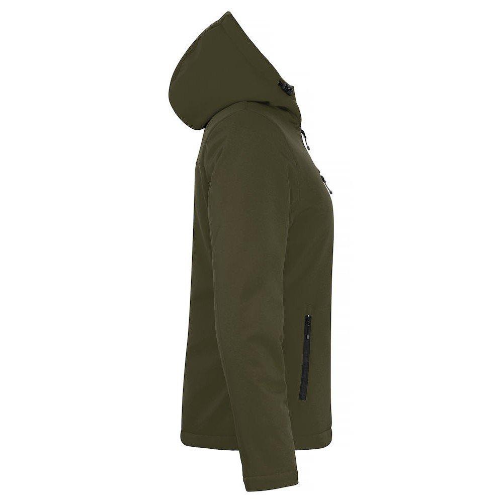 Clique Veste Softshell Rembourrée à Capuche  