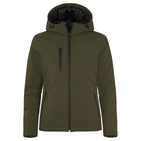 Clique Veste Softshell Rembourrée à Capuche  