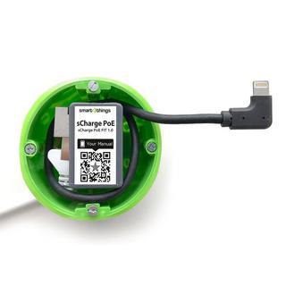 Smart Things  SCharge PoE FIT L adaptateur de puissance & onduleur Intérieure Vert 