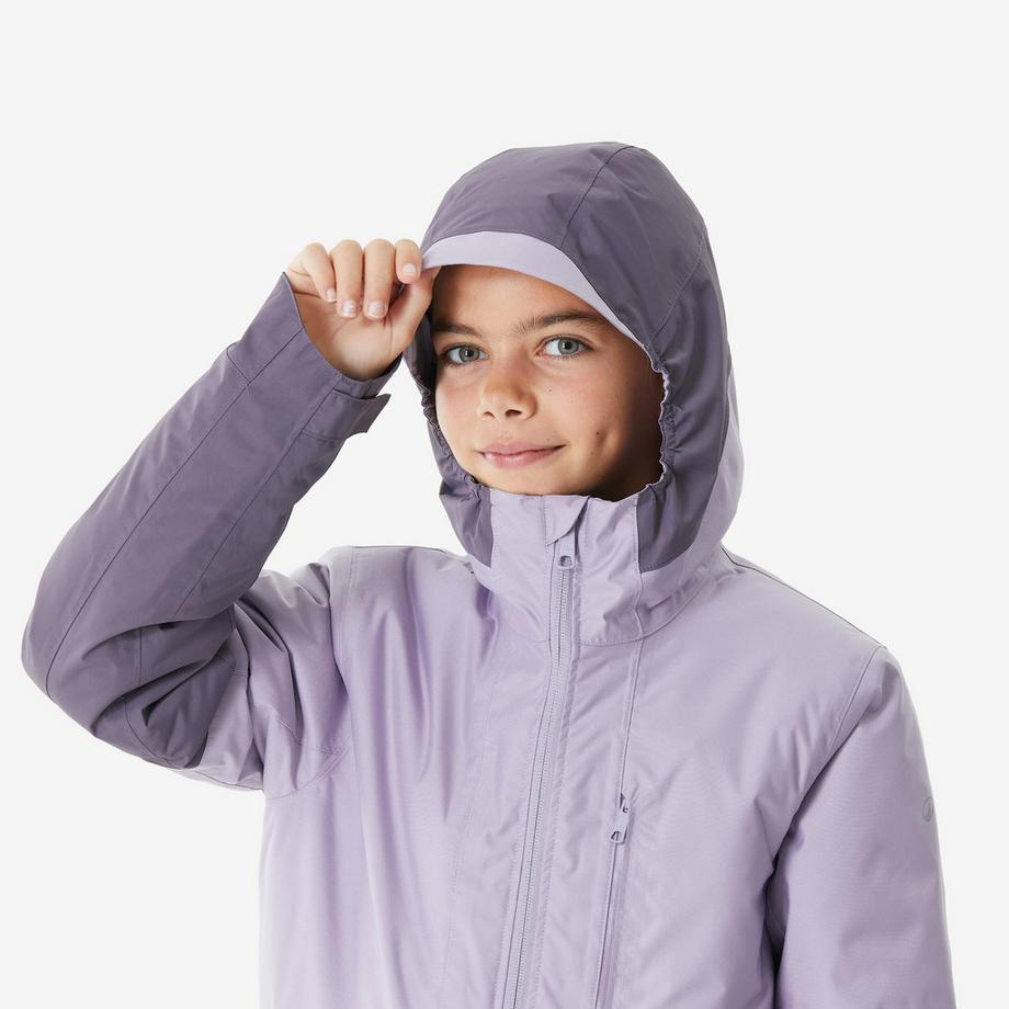 QUECHUA  Veste 3en1 de randonnée -9°C enfant 7-15 ans, MH500 violet 