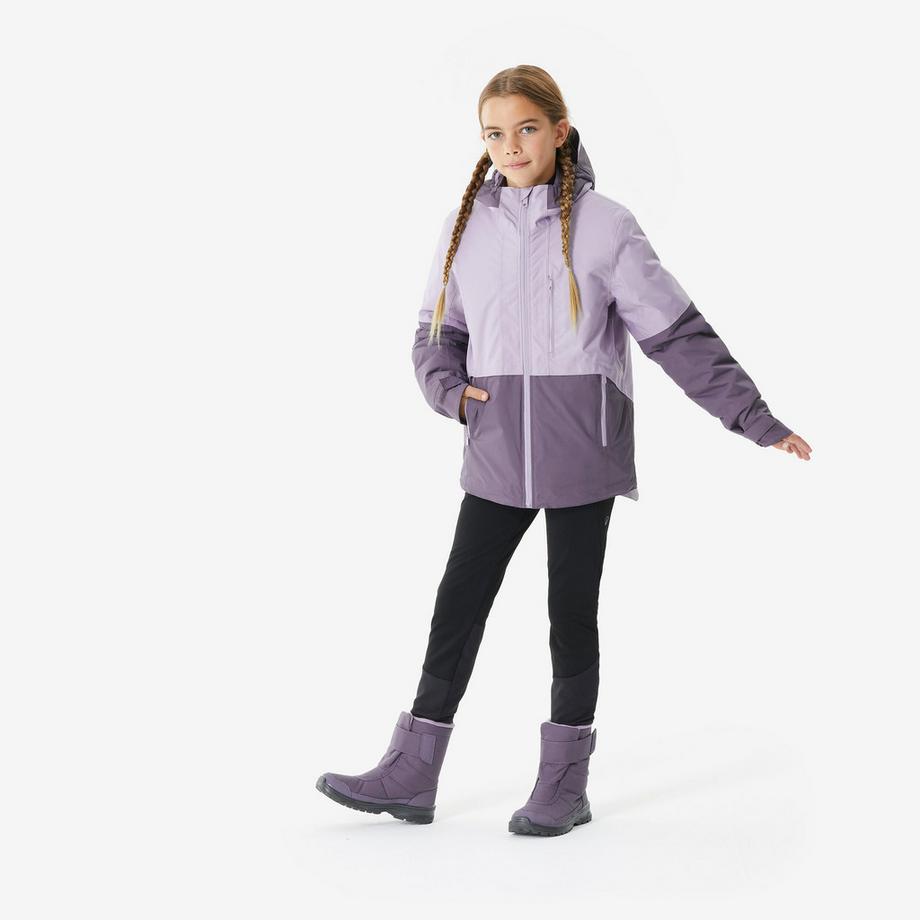 QUECHUA  Veste 3en1 de randonnée -9°C enfant 7-15 ans, MH500 violet 