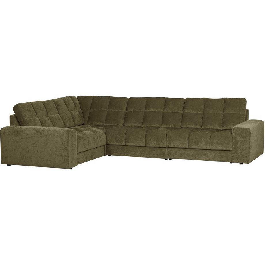 Ecksofa Second Date links Vintage Webstoff vintagegrün 316x212