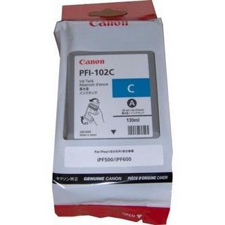 Canon  CANON Tintenpatrone cyan PFI-102C iPF 700 130ml 