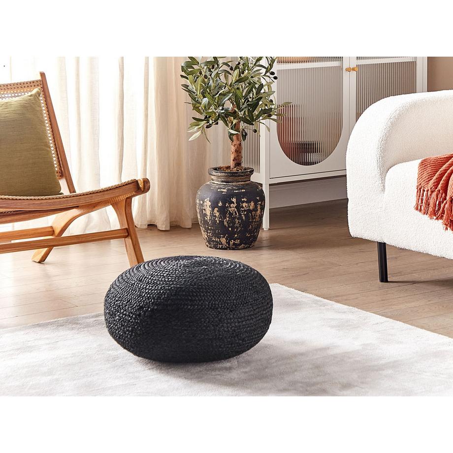 Beliani Pouf aus Jute  TIFELT  