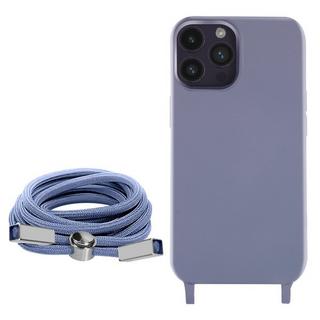 Avizar  Cover con Cordino iPhone 14 Pro Viola 