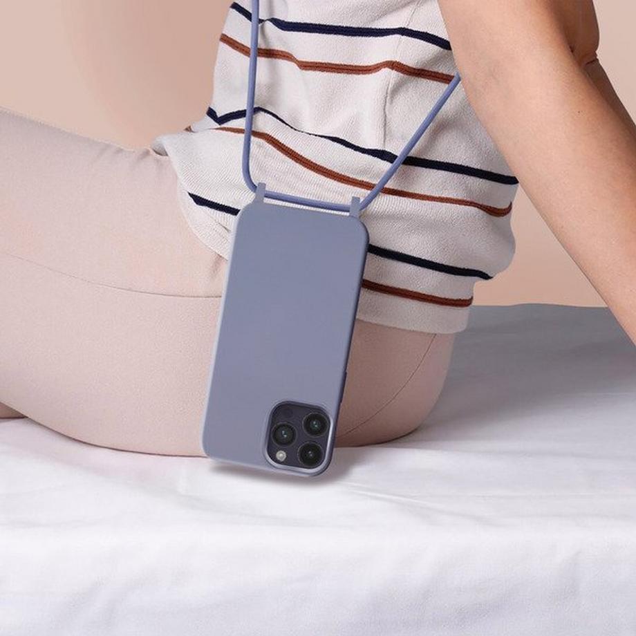 Avizar  Coque Cordon iPhone 14 Pro Violet 