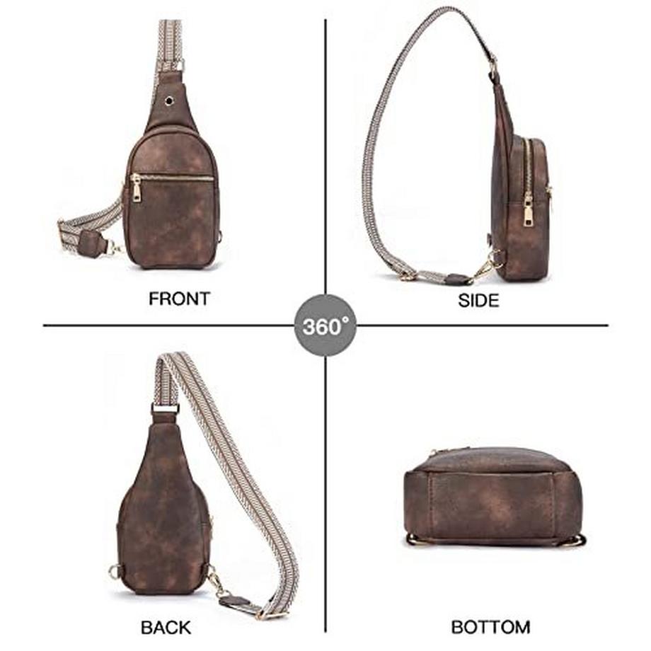 Only-bags.store PU Leder Crossbody Sling Bag  