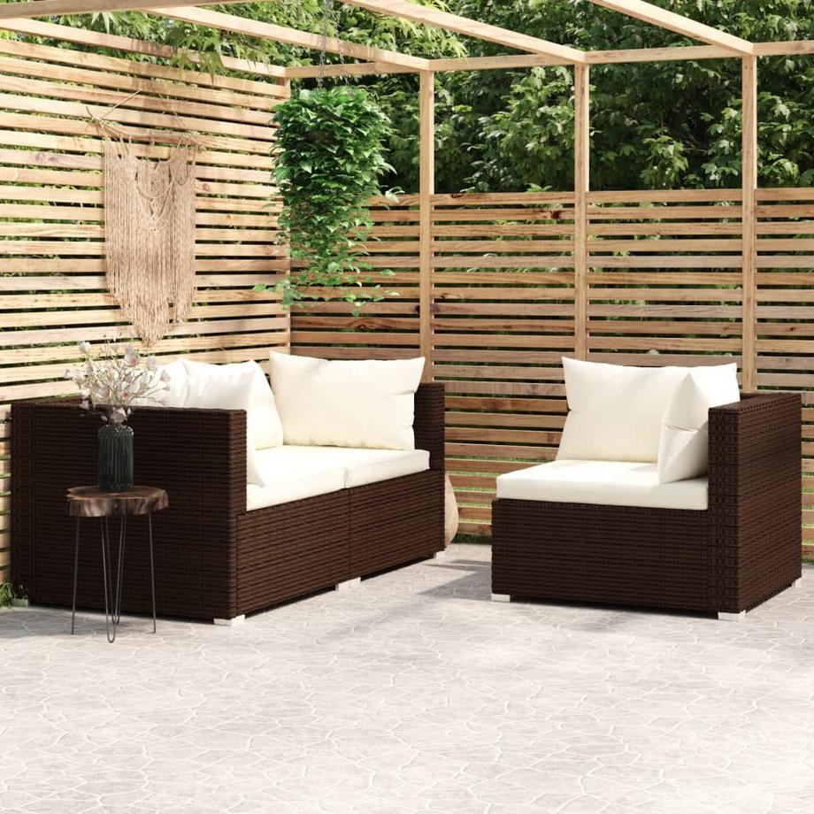 VidaXL Garten-lounge-set poly-rattan  