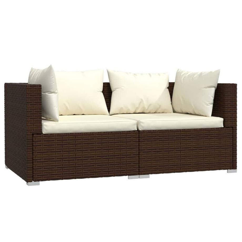 VidaXL Garten-lounge-set poly-rattan  