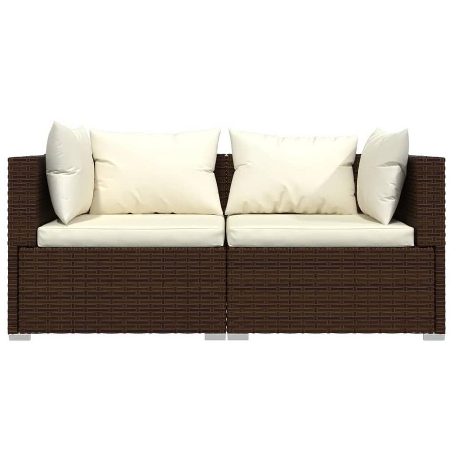 VidaXL Garten-lounge-set poly-rattan  
